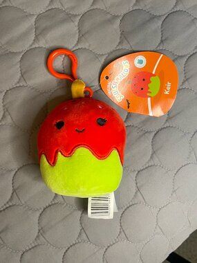 NEW Squishmallow Candy Apple Keychain